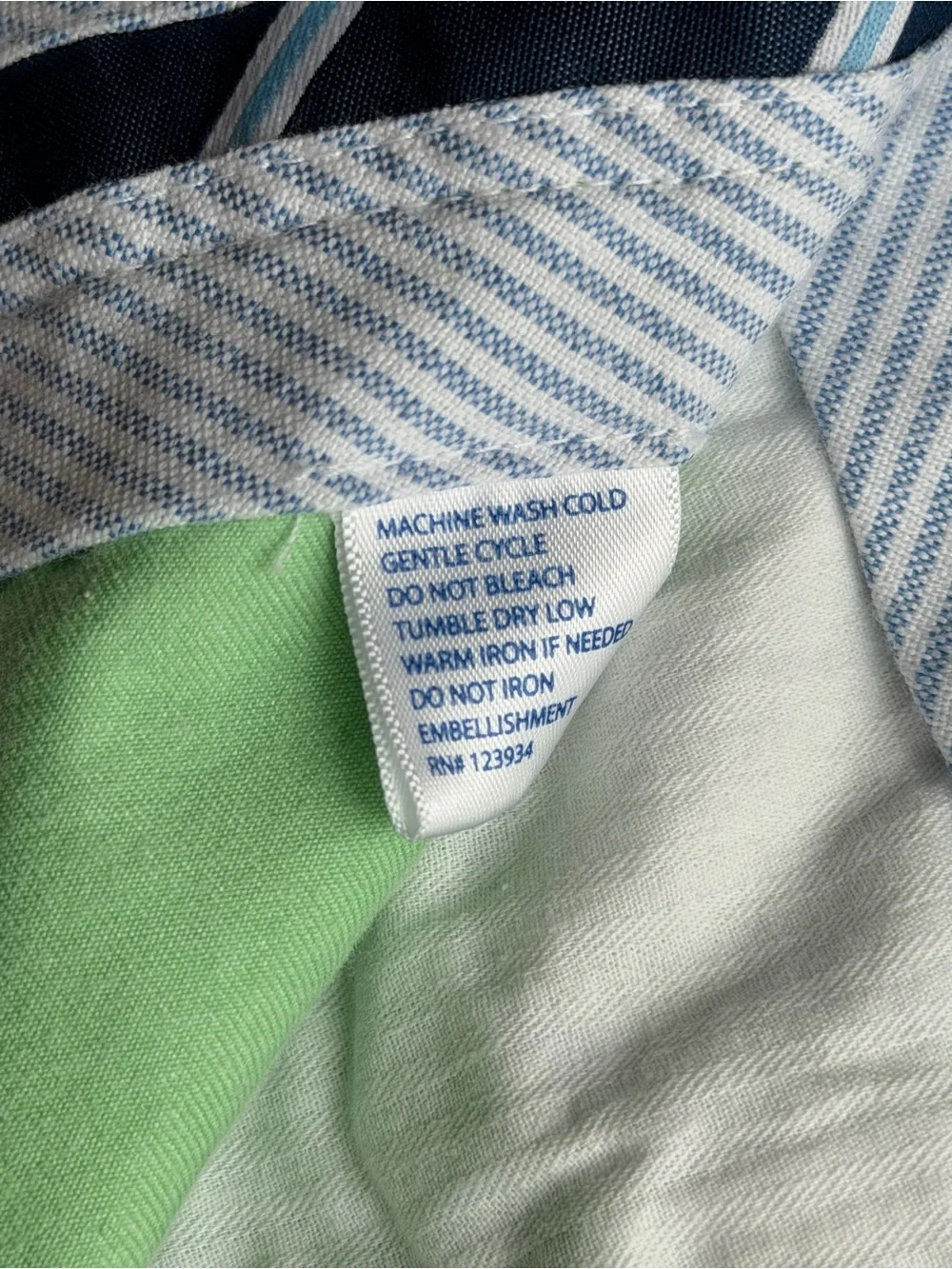 Southern Tide Skipjack Mint Green Chino Shorts Men’s 36 Pima Cotton Preppy - Picture 7 of 8